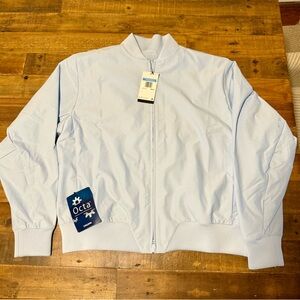 Nike Light Blue Therma-FIT Training Bomber Jacket (Men’s Medium)